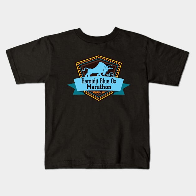 Bemidji Blue Ox Marathon Kids T-Shirt by Blue Ox Marathon